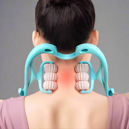 Multifunctional Manual Six-wheel Neck Massager Massage